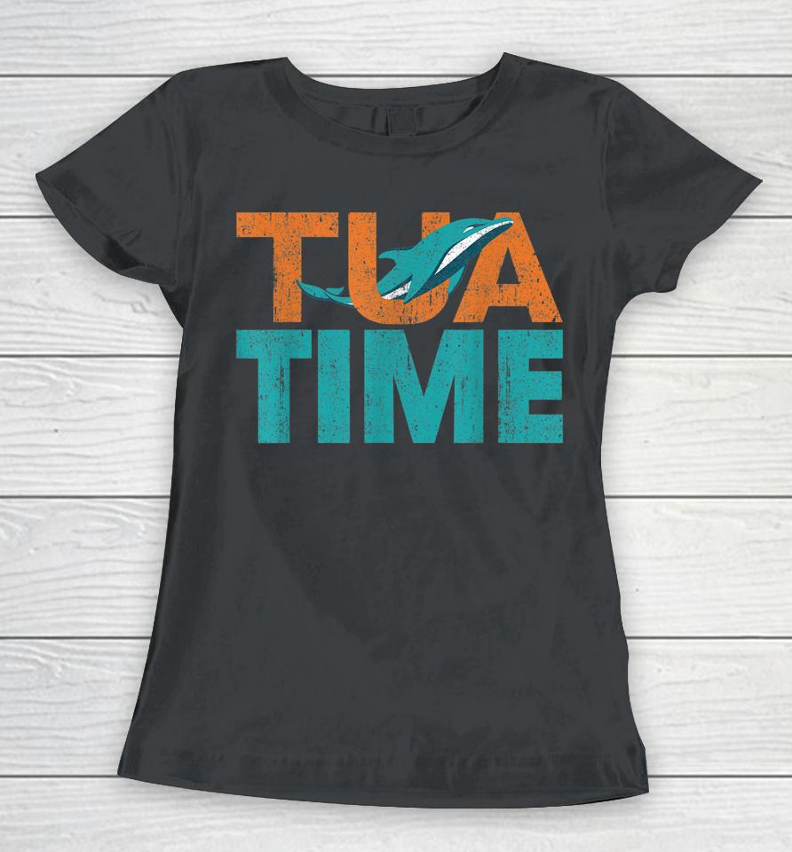 Tua Time Dolphins Football Women T-Shirt