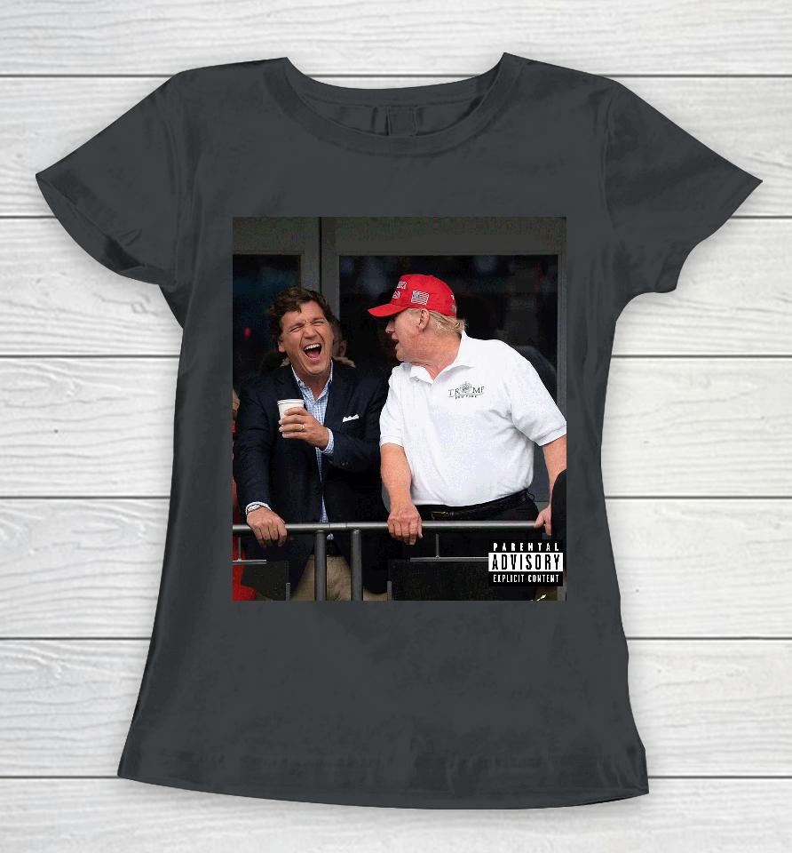 Tucker Carlson And Trump Women T-Shirt