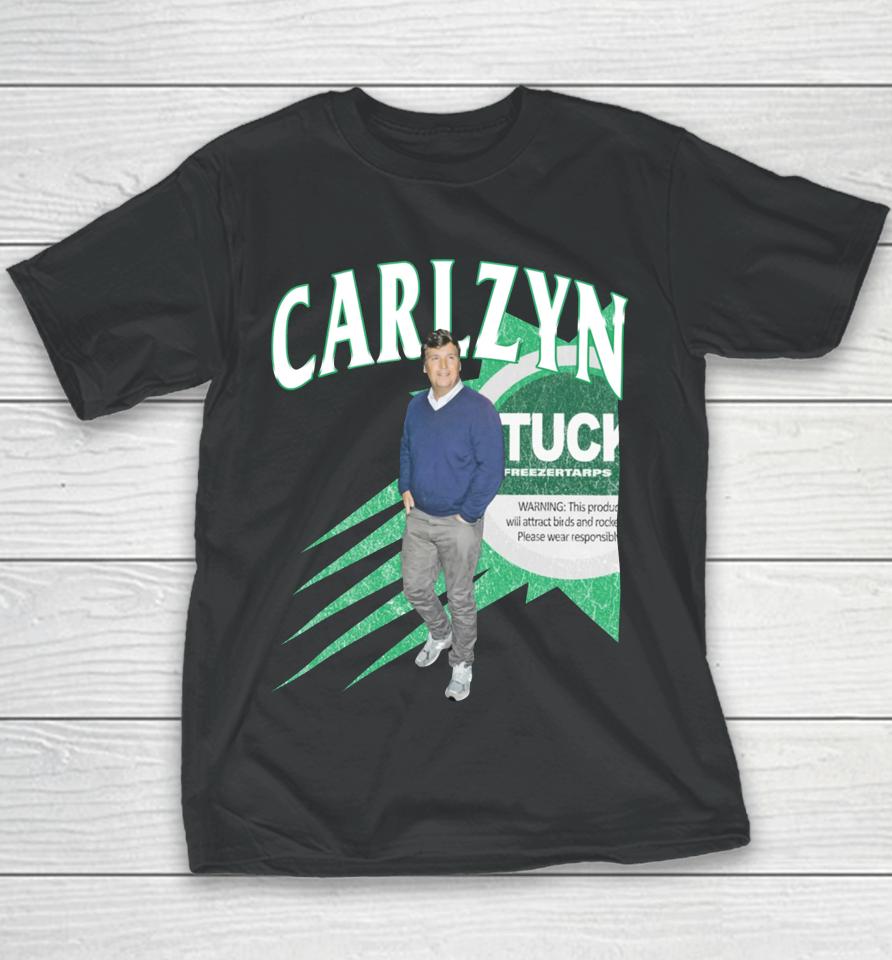 Tucker Carlzyn Green Tarp Youth T-Shirt