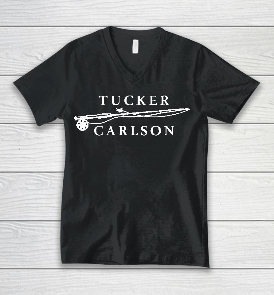 Tucker Is Back Pack Unisex V-Neck T-Shirt