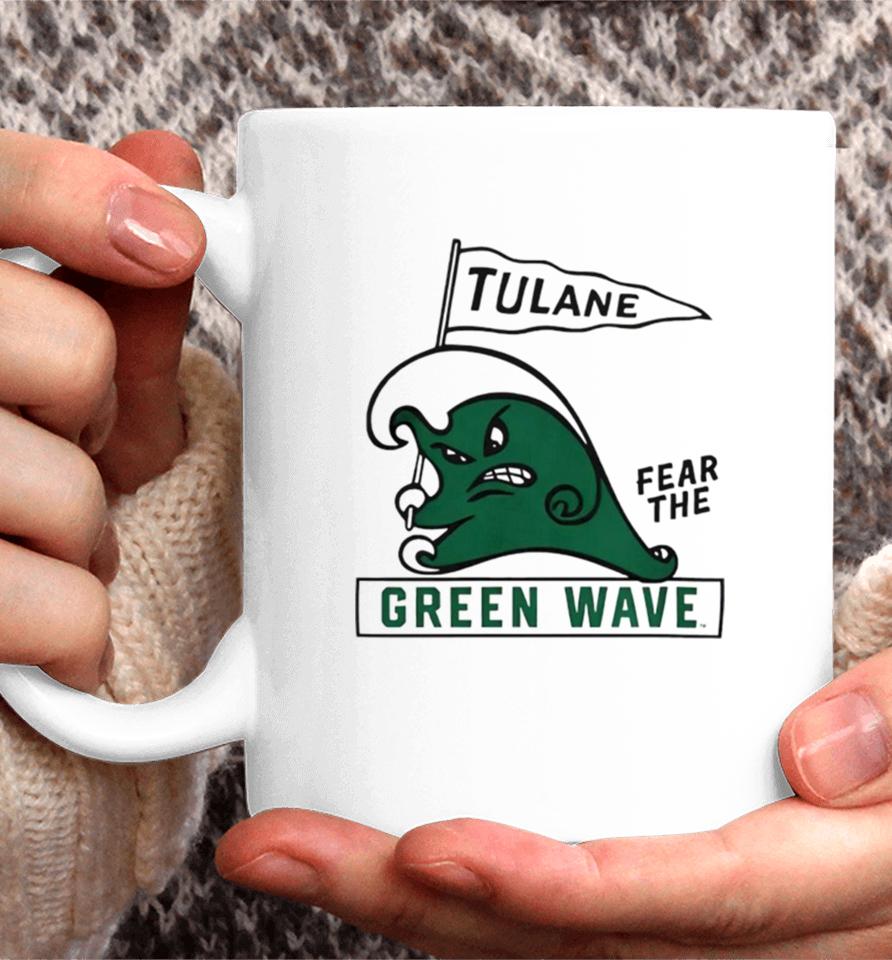 Tulane Fear The Green Wave Coffee Mug