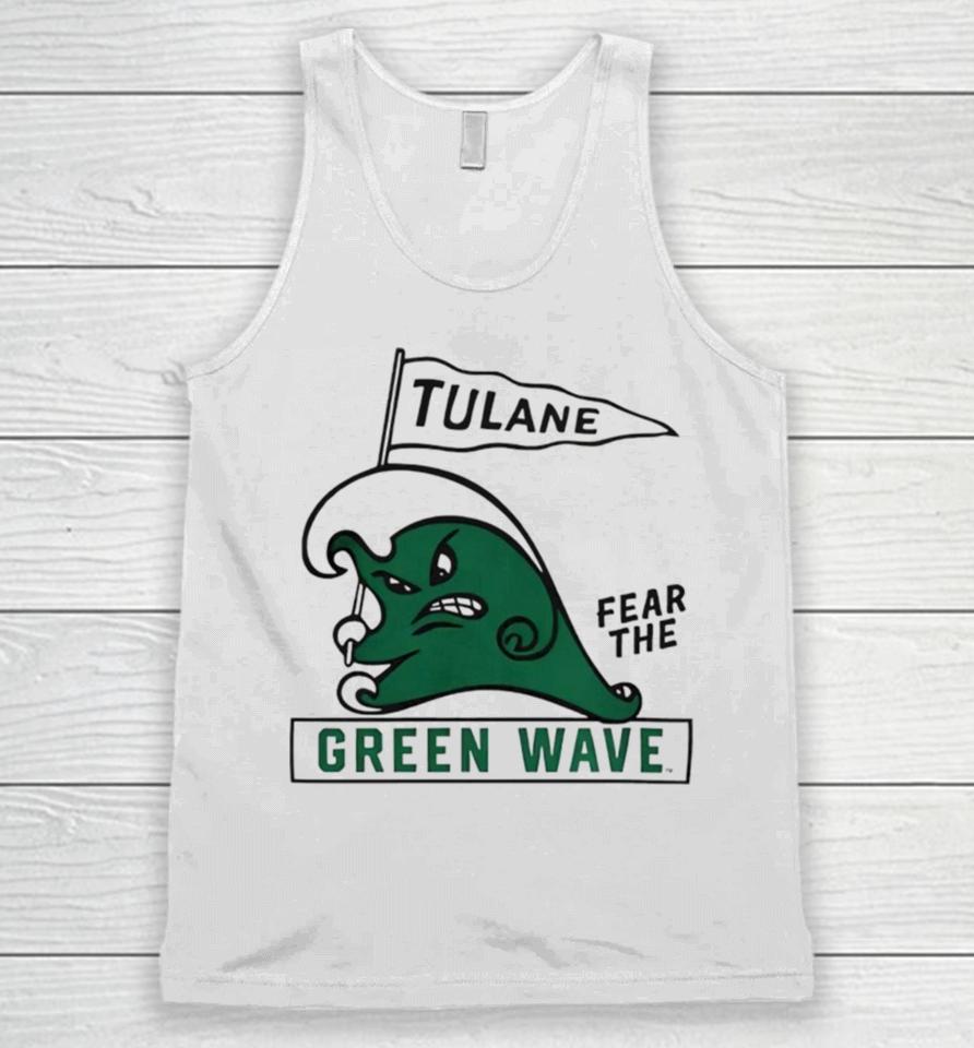 Tulane Fear The Green Wave Unisex Tank Top