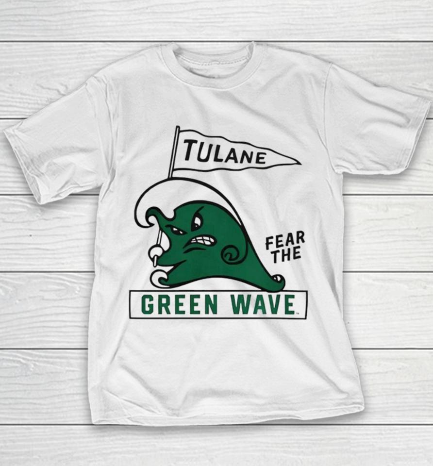 Tulane Fear The Green Wave Youth T-Shirt