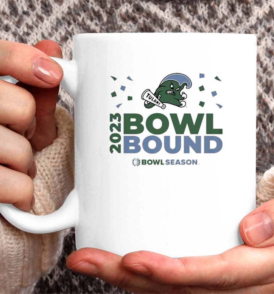 Tulane Green Wave 2023 Bowl Bound Bow Season Logo Coffee Mug