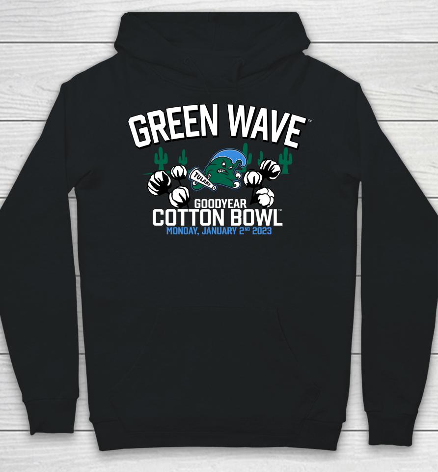 Tulane Green Wave 2023 Goodyear Cotton Bowl Gameday Hoodie