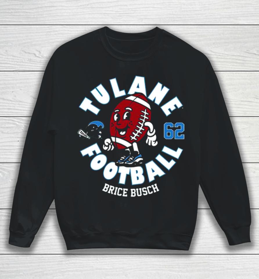Tulane Green Wave Brice Busch 2023 Ncaa Football Sweatshirt