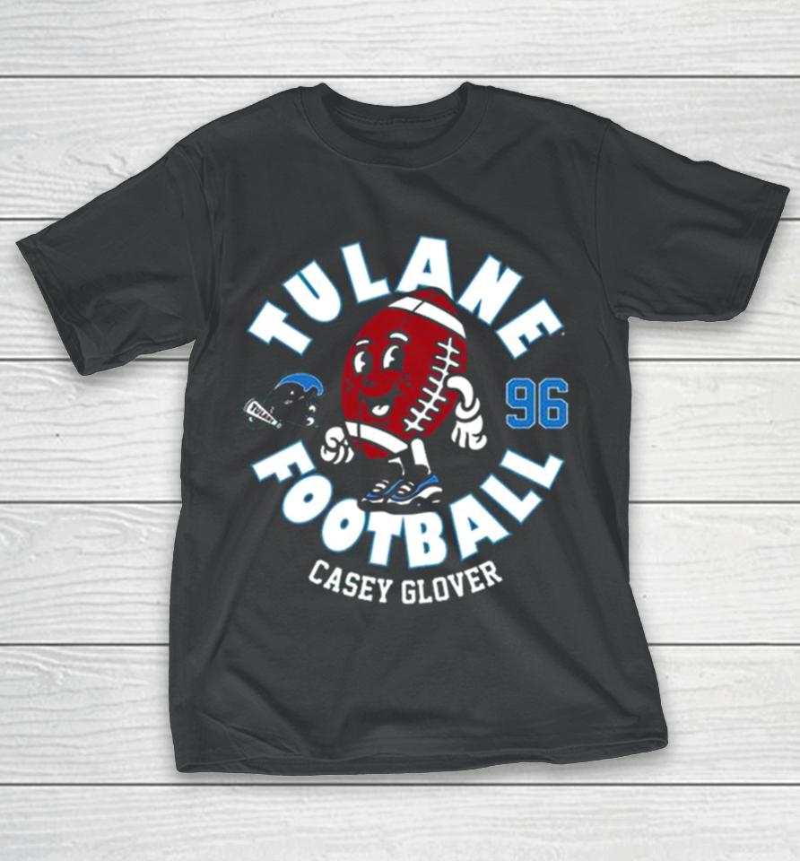 Tulane Green Wave Casey Glover 2023 Ncaa Football T-Shirt