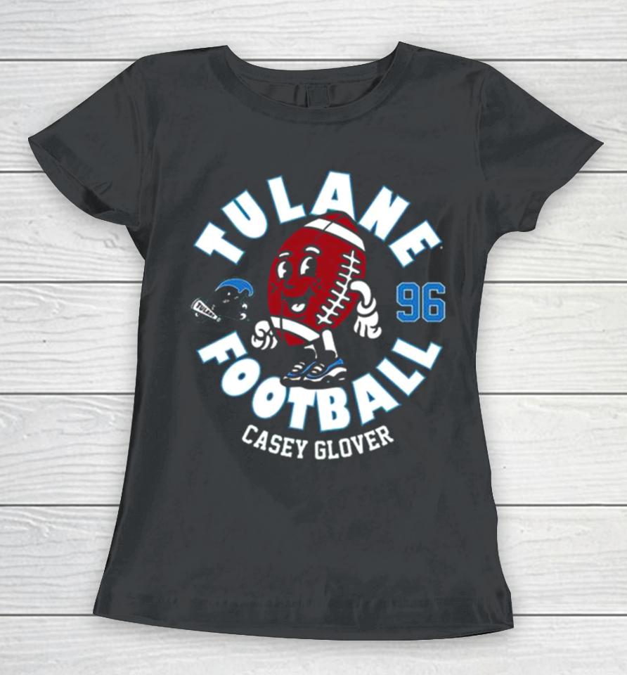 Tulane Green Wave Casey Glover 2023 Ncaa Football Women T-Shirt