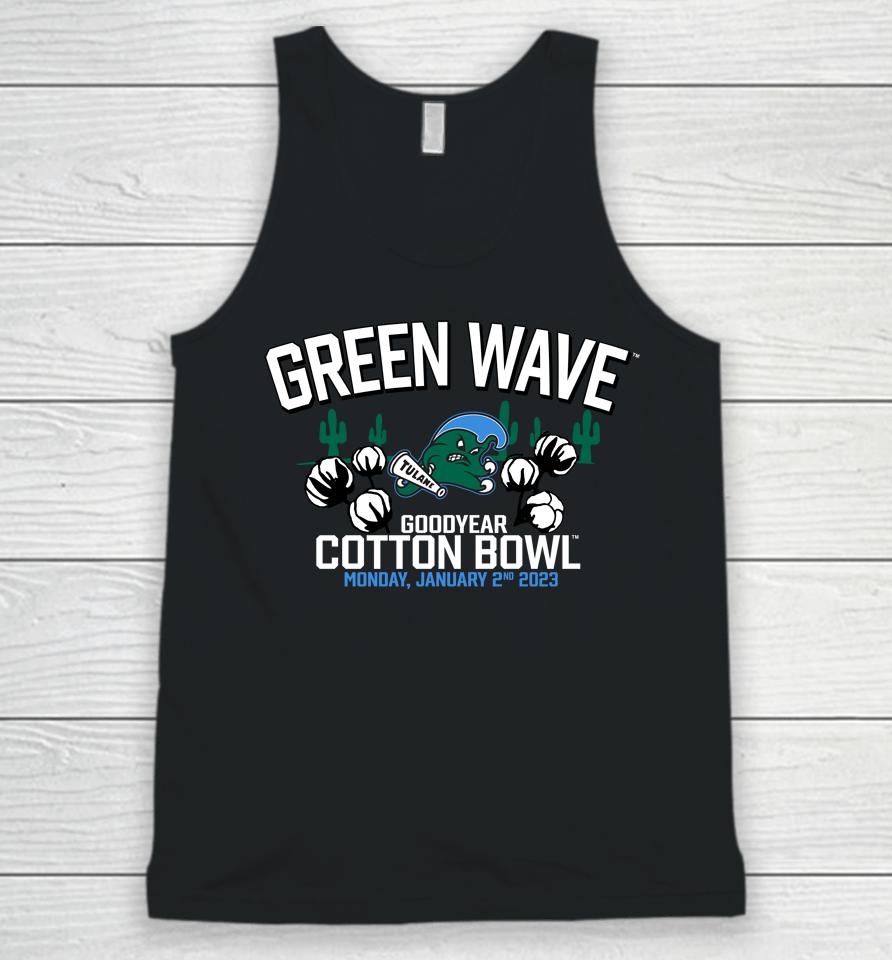 Tulane Green Wave Fanatics 2023 Cotton Bowl Gameday Stadium Unisex Tank Top