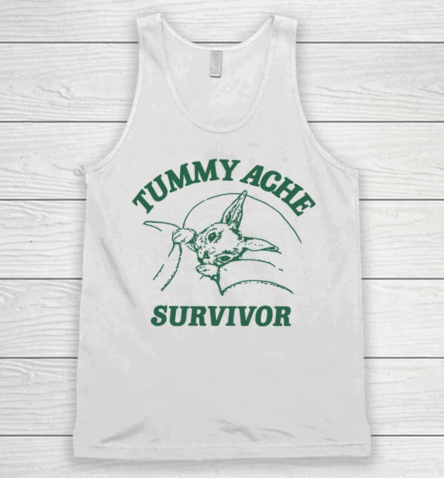 Tummy Ache Survivor Rabbit Unisex Tank Top