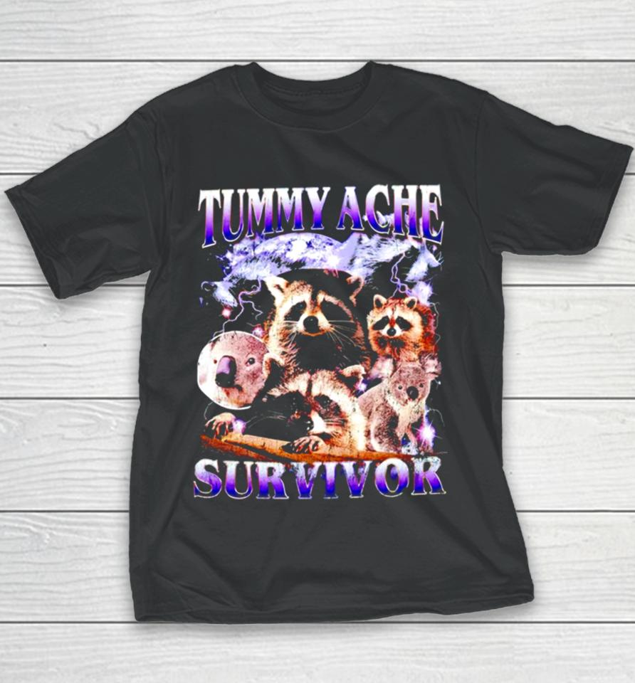 Tummy Ache Survivor Vintage Youth T-Shirt