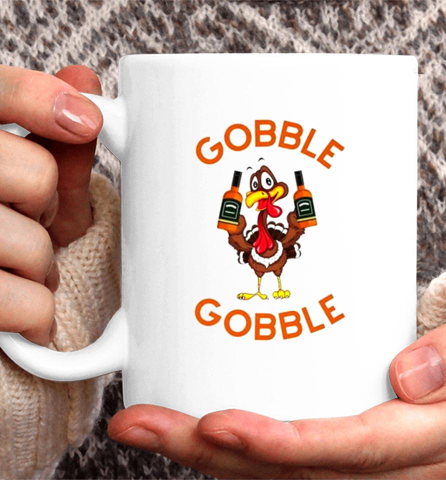 Turkey Gobble Gobble Thanksgiving Coffee Mug