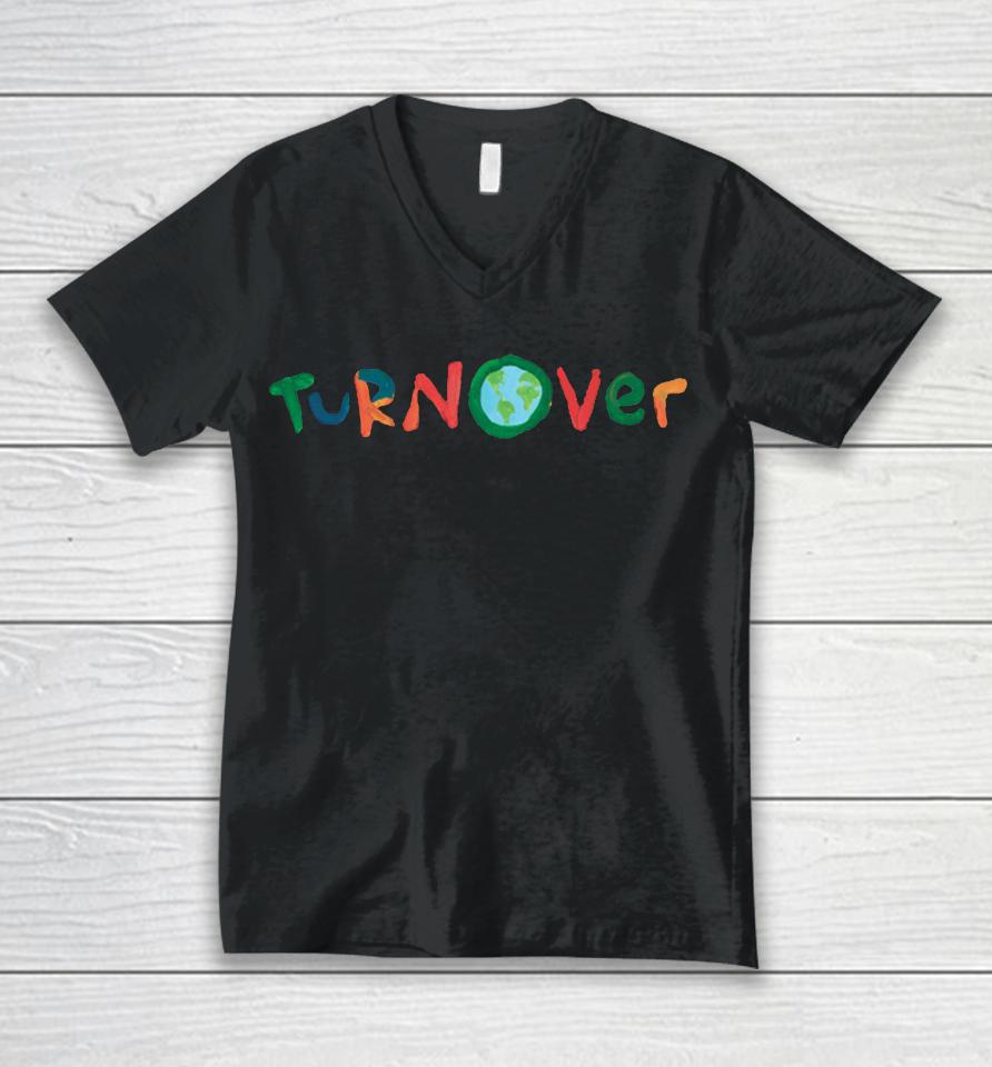 Turnover Merch Turnover Earth Unisex V-Neck T-Shirt