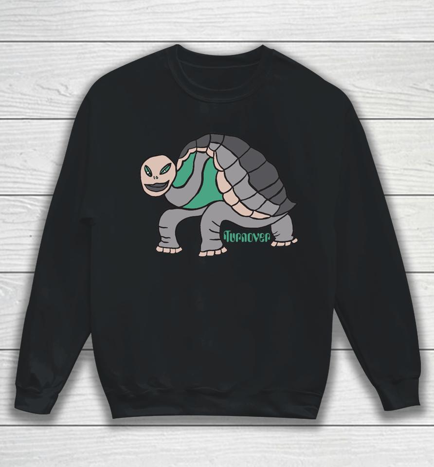 Turnover Merch Turtle Run For Cover Records Sweatshirt