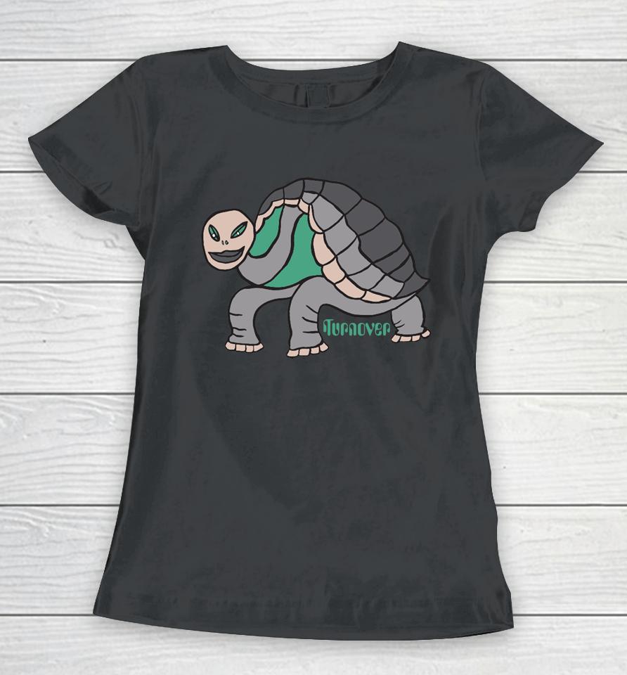 Turnover Merch Turtle Run For Cover Records Women T-Shirt