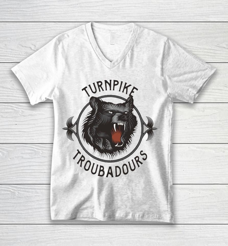 Turnpike Troubadours Raccoon Baseball Unisex V-Neck T-Shirt