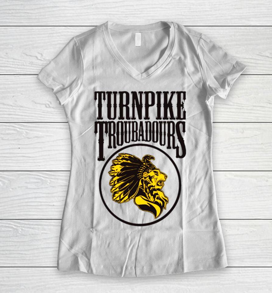 Turnpike Troubadours Tour Merch Women V-Neck T-Shirt
