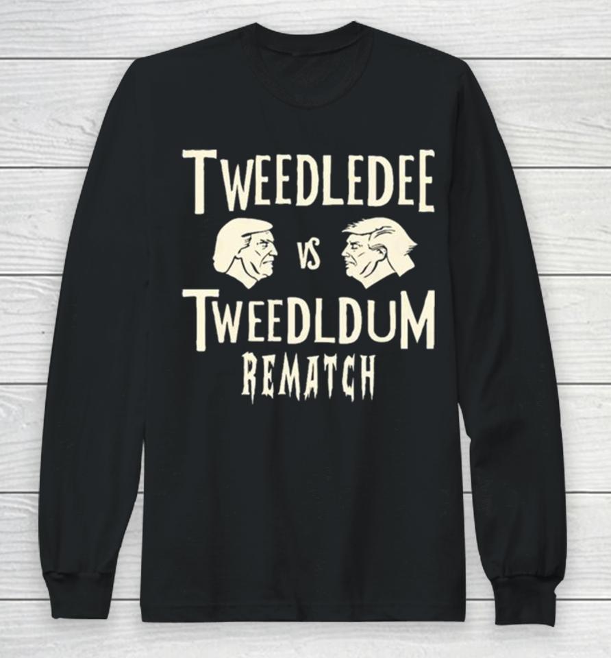 Tweedledee Vs Tweedledum Rematch Long Sleeve T-Shirt