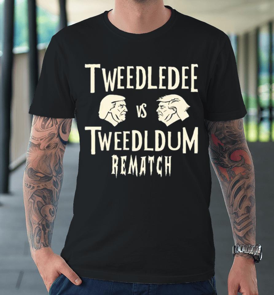 Tweedledee Vs Tweedledum Rematch Premium T-Shirt