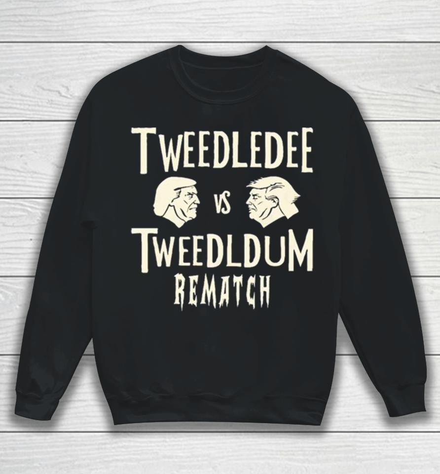 Tweedledee Vs Tweedledum Rematch Sweatshirt