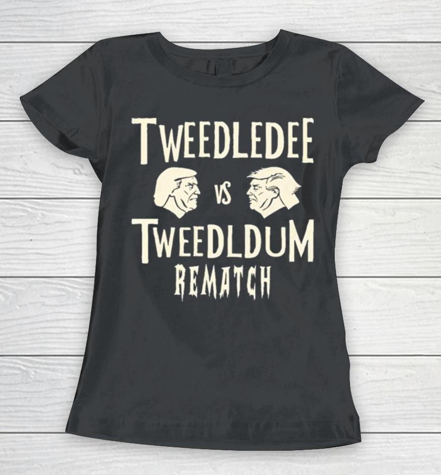 Tweedledee Vs Tweedledum Rematch Women T-Shirt