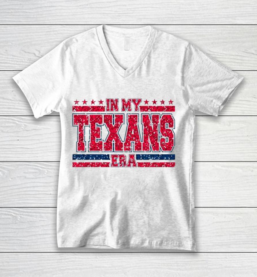 Twinkle In My Texans Era Nfl Football Unisex V-Neck T-Shirt