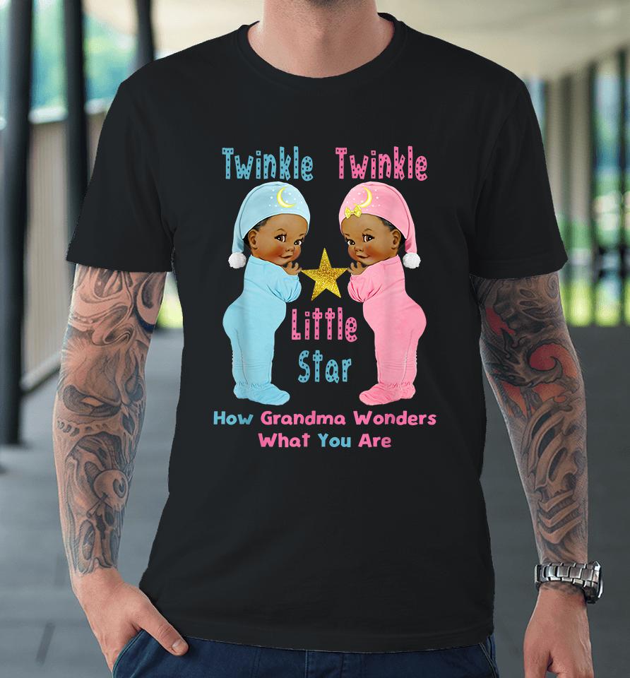 Twinkle Twinkle Little Star How Grandma Wonders What You Are Premium T-Shirt