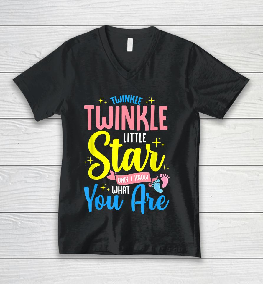 Twinkle Twinkle Little Star! Keeper Of The Gender Unisex V-Neck T-Shirt