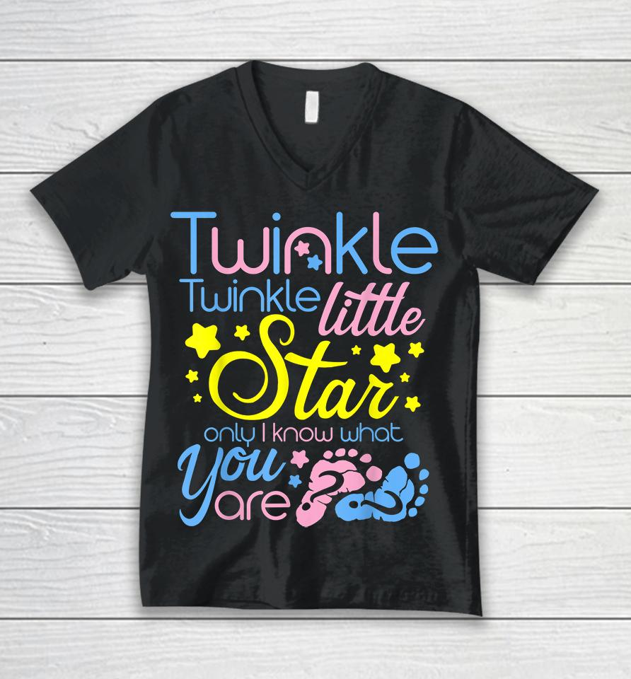 Twinkle Twinkle Little Star Only I Know What You Are Unisex V-Neck T-Shirt
