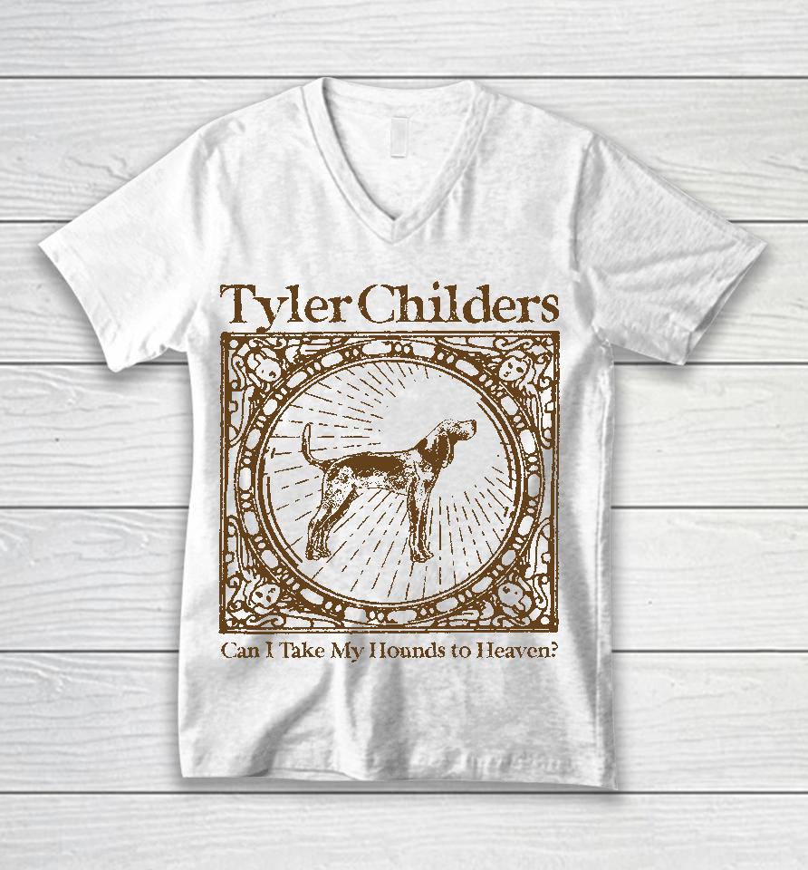 Tyler Childers Beige Hound Unisex V-Neck T-Shirt
