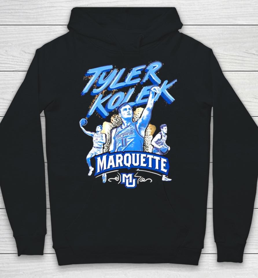 Tyler Kolek Triple Threat Marquette Golden Eagles Hoodie