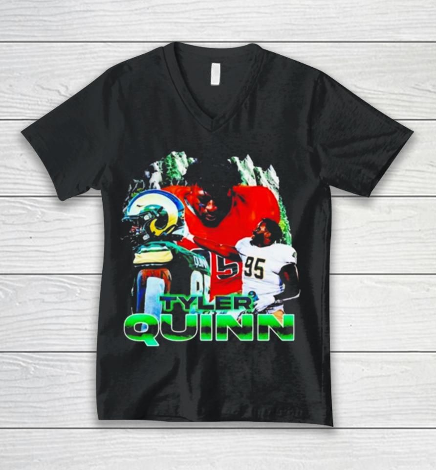 Tyler Quinn Soft Style 2024 Unisex V-Neck T-Shirt