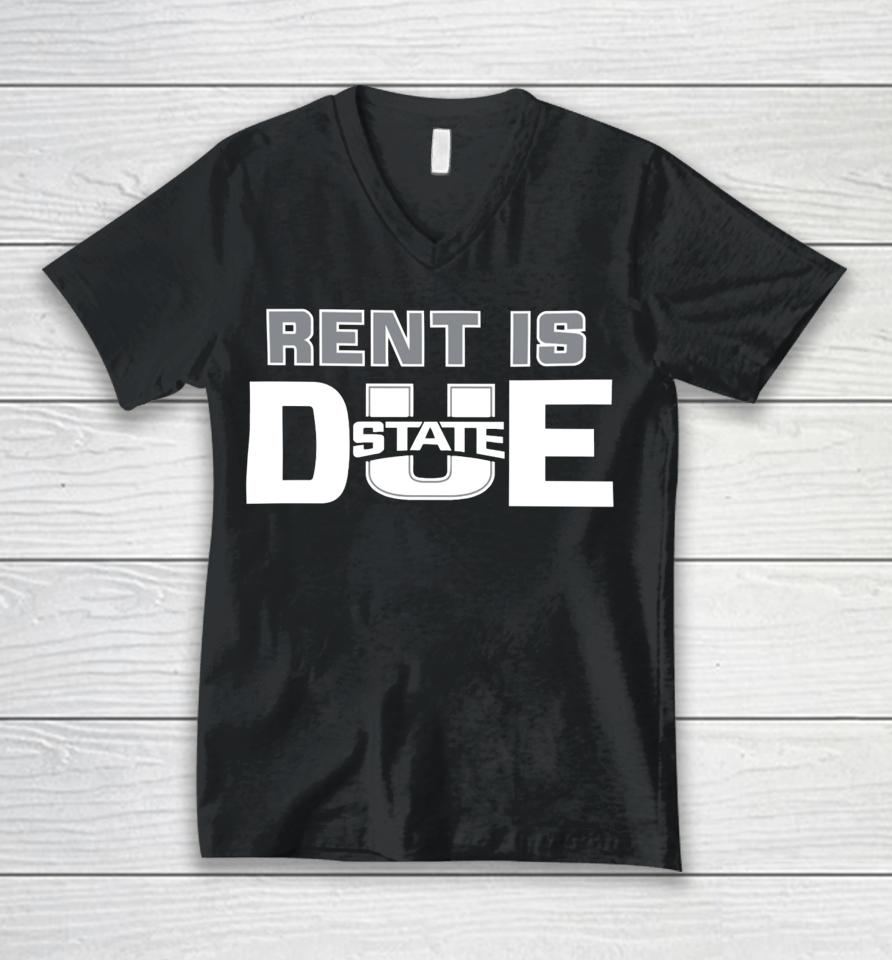 Tyler Stevenson Rent Is Due State Unisex V-Neck T-Shirt