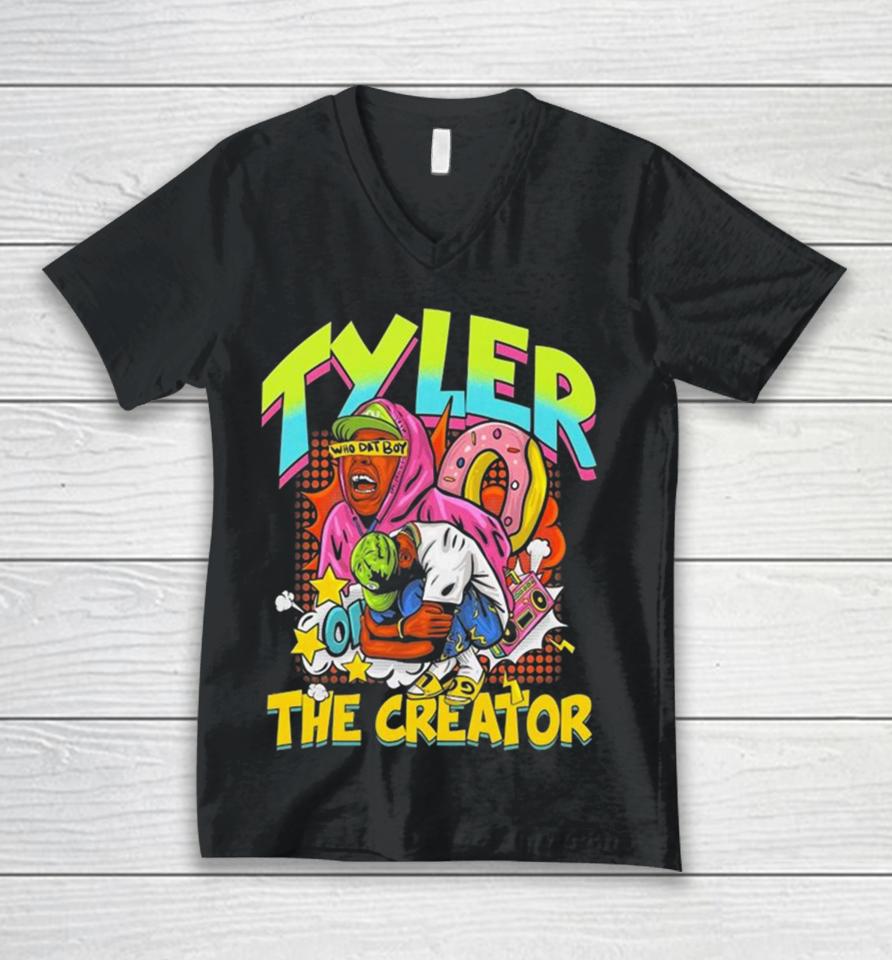 Tyler The Creator Who Dat Boy Unisex V-Neck T-Shirt