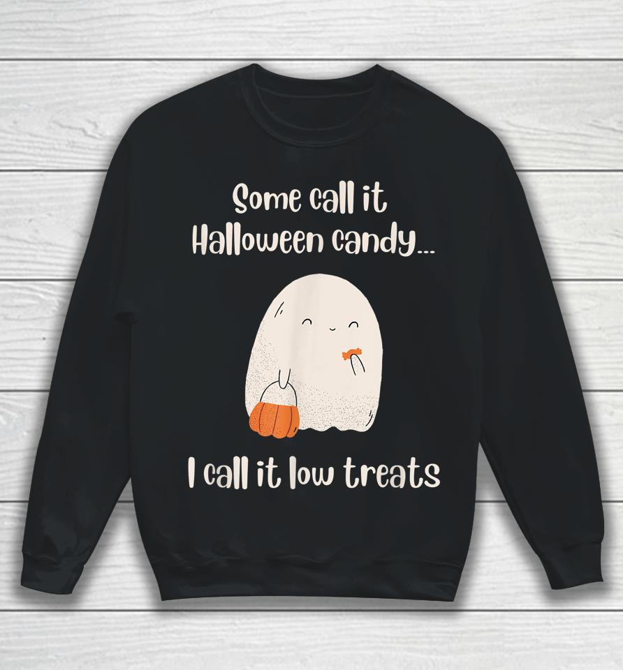 Type1 1 Diabetes Halloween Low Treats Sweatshirt