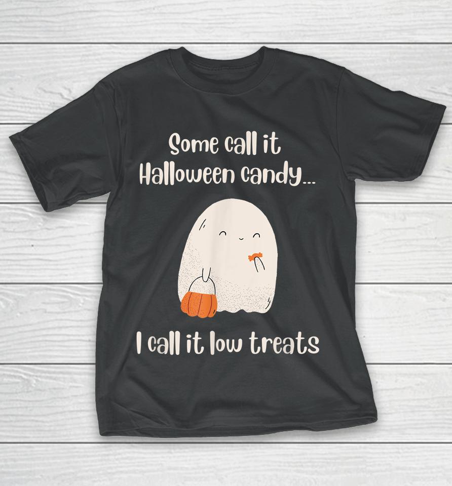 Type1 1 Diabetes Halloween Low Treats T-Shirt