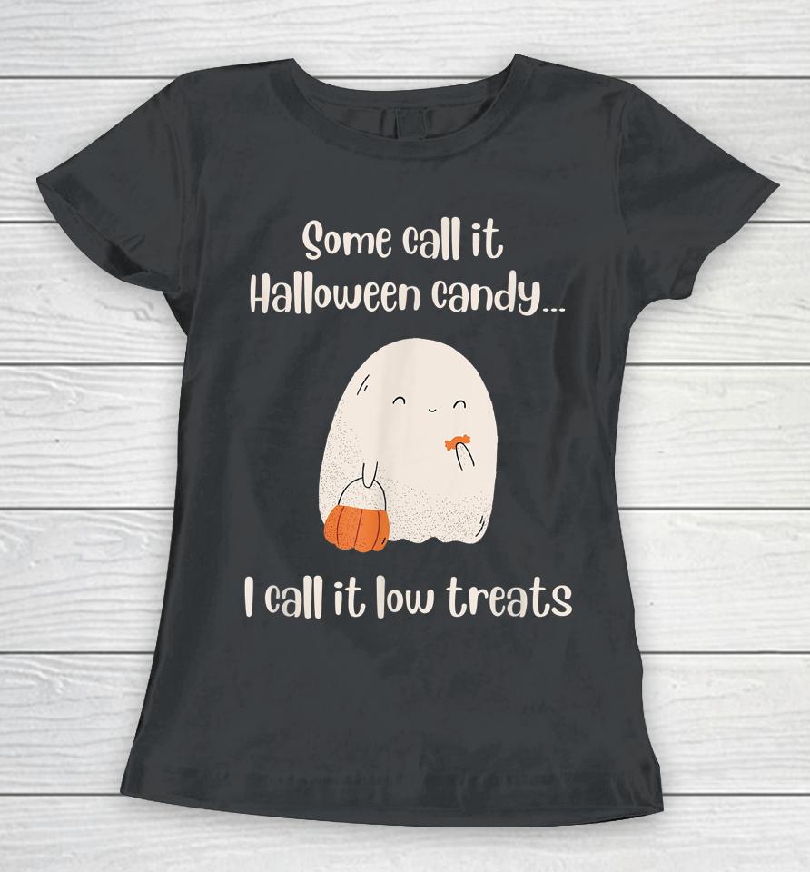 Type1 1 Diabetes Halloween Low Treats Women T-Shirt