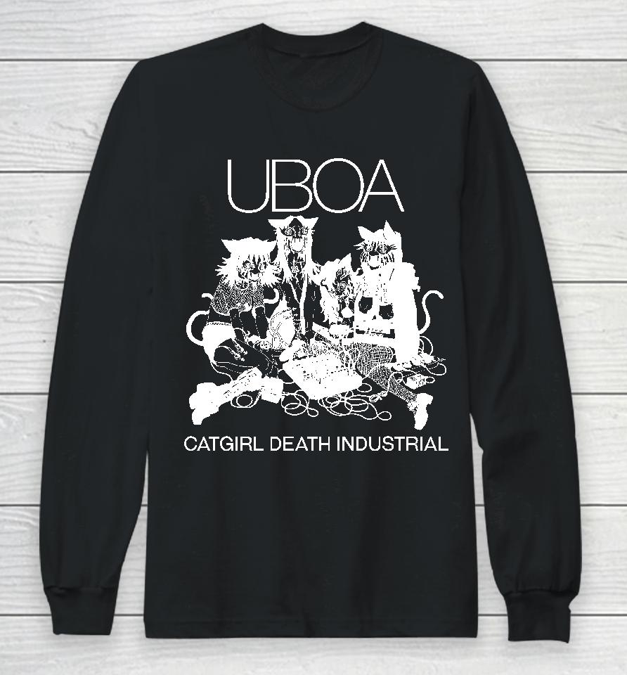 Uboa Catgirl Death Industrial Long Sleeve T-Shirt