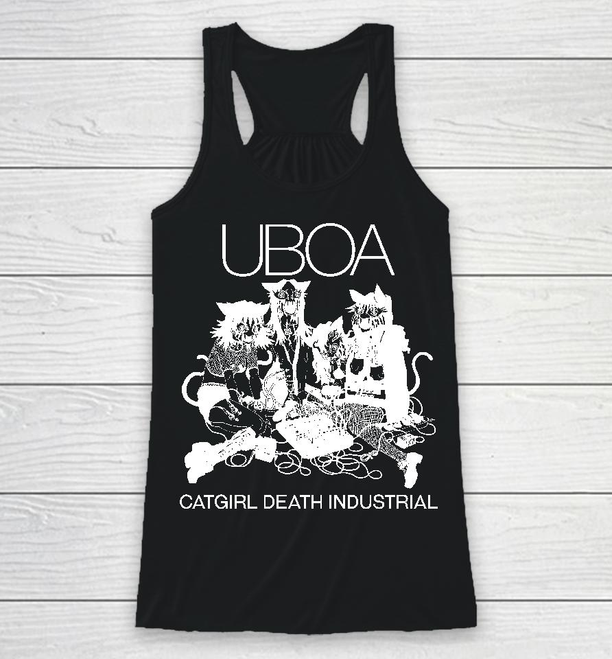 Uboa Catgirl Death Industrial Racerback Tank