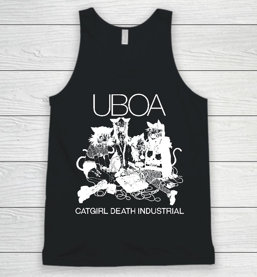Uboa Catgirl Death Industrial Unisex Tank Top