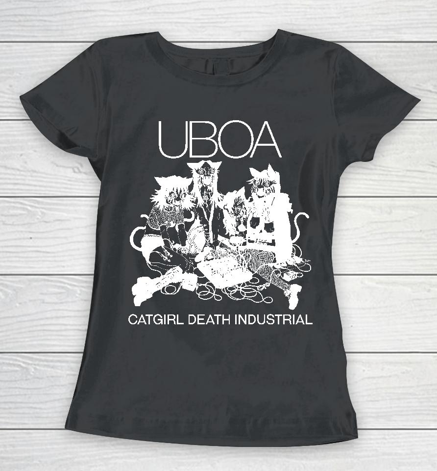 Uboa Catgirl Death Industrial Women T-Shirt