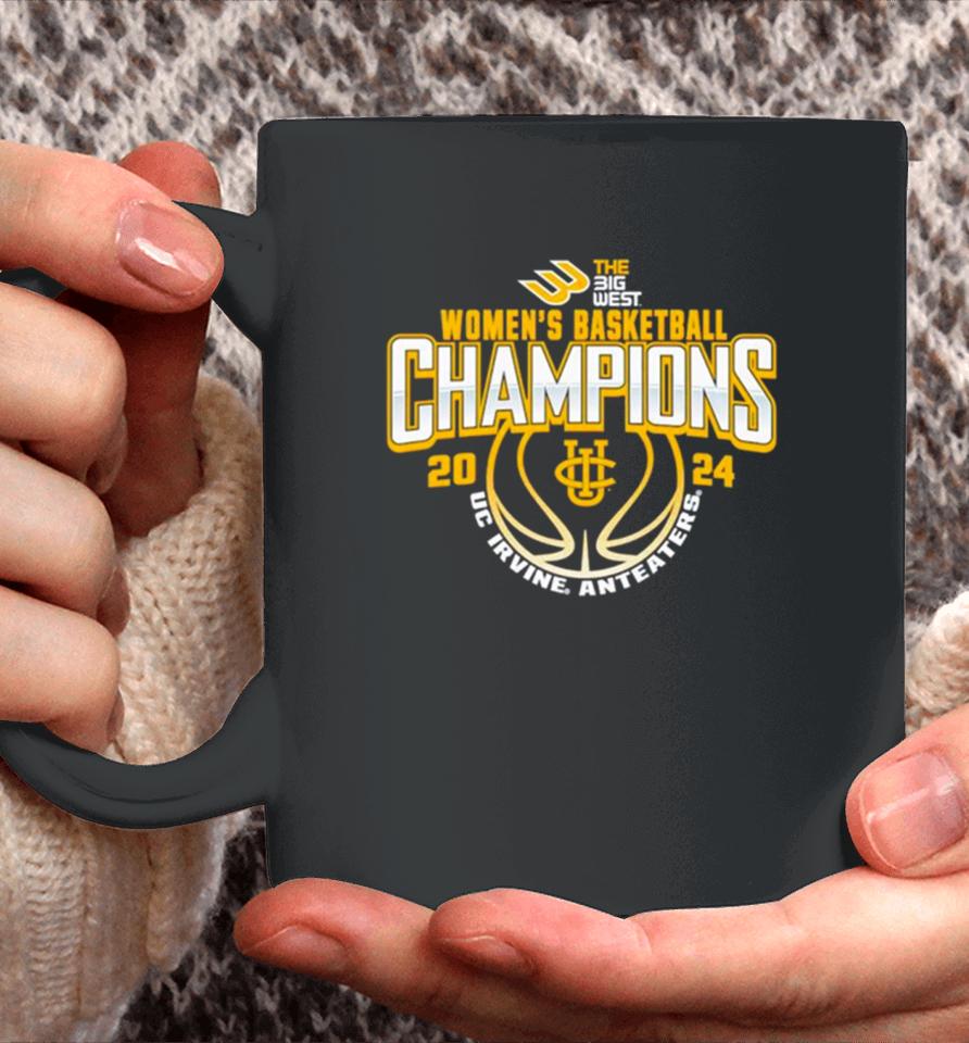 Uc Irvine Anteaters 2024 Big West Women’s Basketball Conference Tournament Champions Coffee Mug