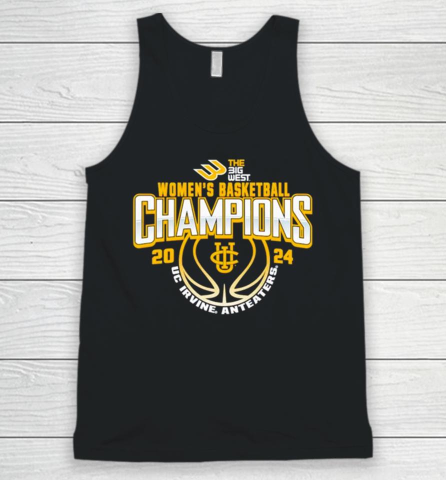 Uc Irvine Anteaters 2024 Big West Women’s Basketball Conference Tournament Champions Unisex Tank Top