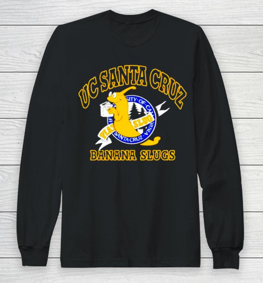 Uc Santa Cruz Banana Slugs Logo Long Sleeve T-Shirt