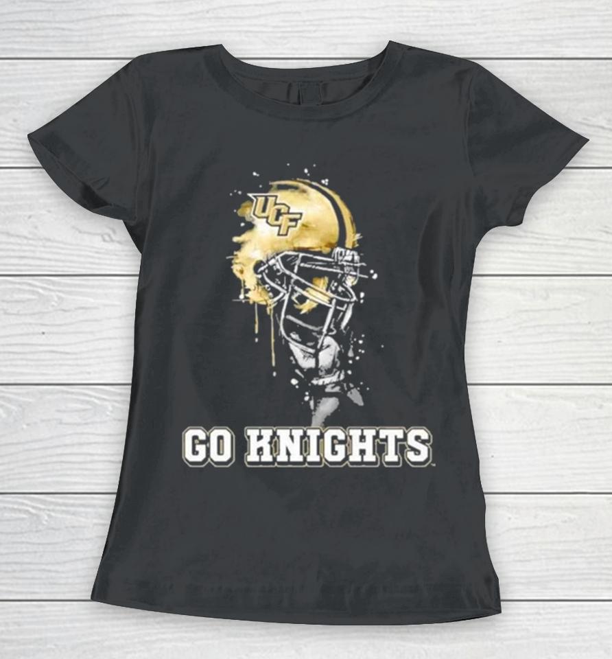 Ucf Knights Go Knights Rising Helmet Women T-Shirt