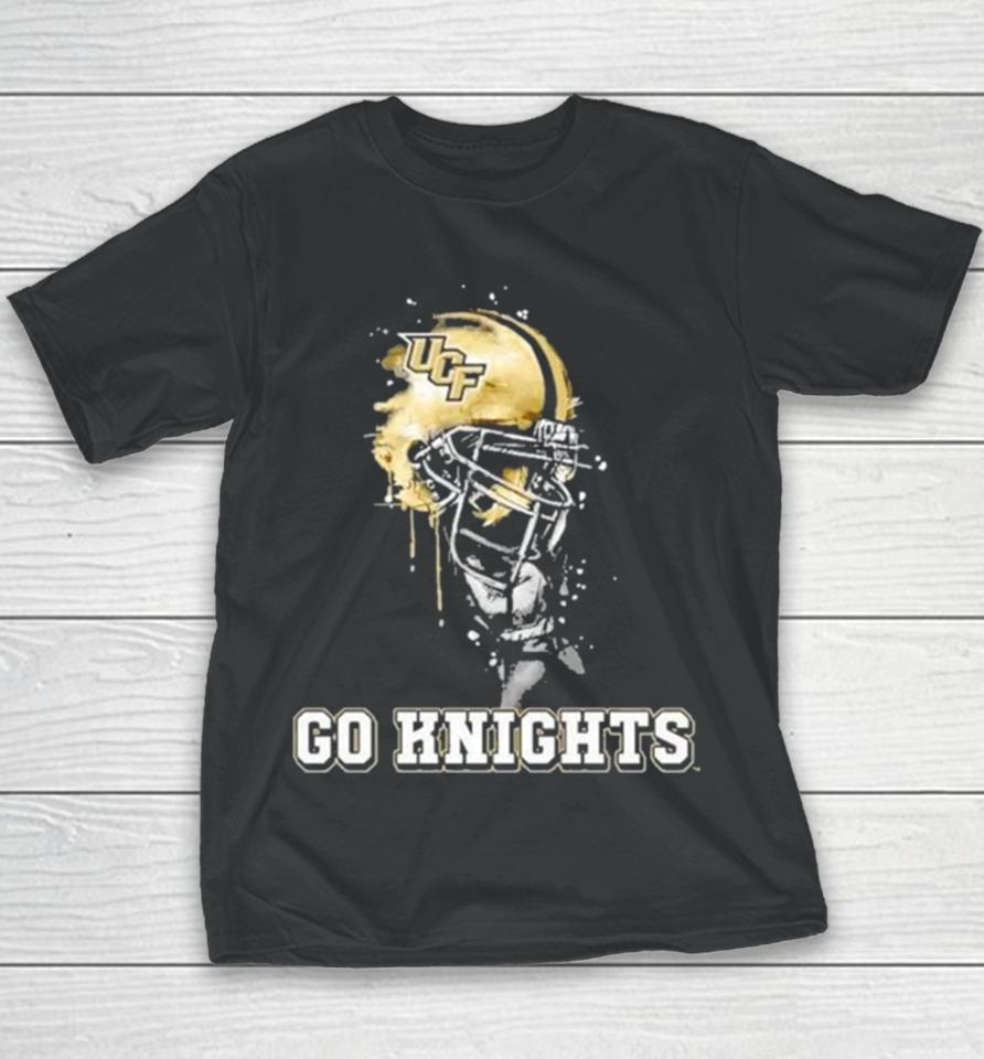 Ucf Knights Go Knights Rising Helmet Youth T-Shirt