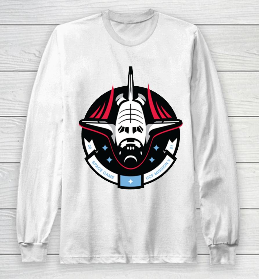 Ucf Knights Space Game Mission Logo Long Sleeve T-Shirt