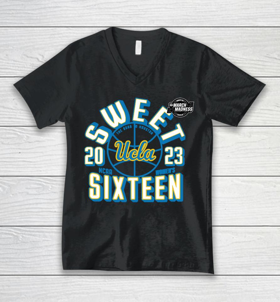 Ucla 2023 Sweet Sixteen Women's Basketball Unisex V-Neck T-Shirt