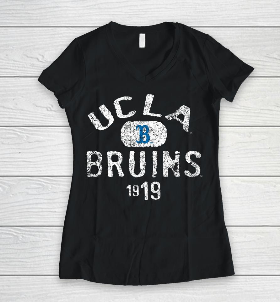 Ucla Bruins 1919 Vintage Women V-Neck T-Shirt