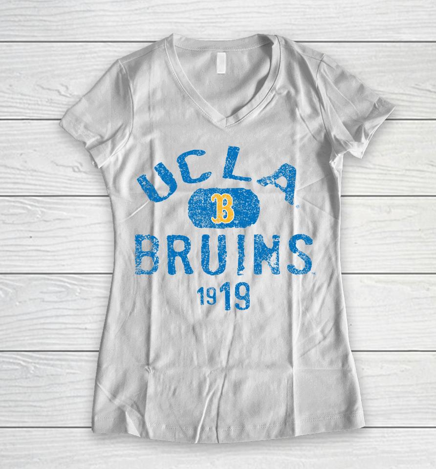 Ucla Bruins 1919 Vintage Women V-Neck T-Shirt